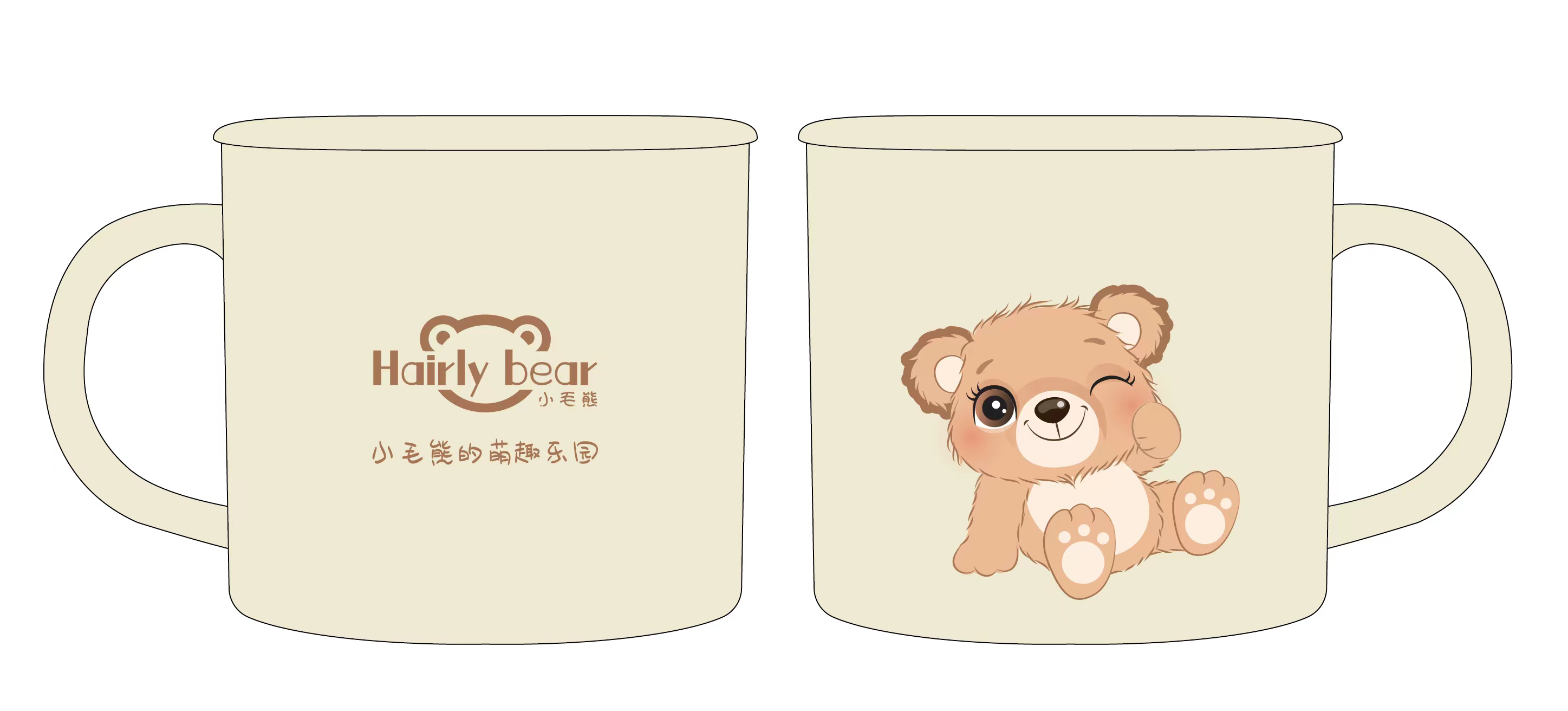 小毛熊杯子